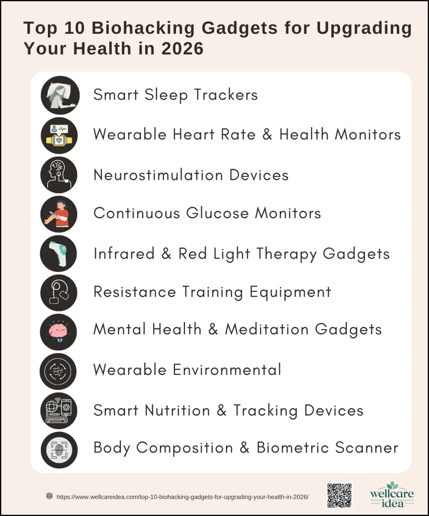 Top 10 Biohacking Gadgets for Upgrading Your Health in 2026